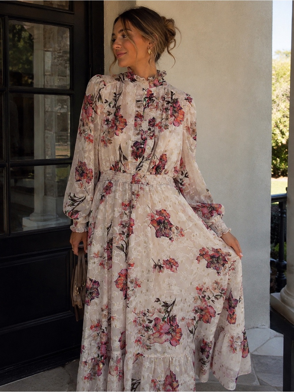 Fate Floral Maxi Dress Size Large
